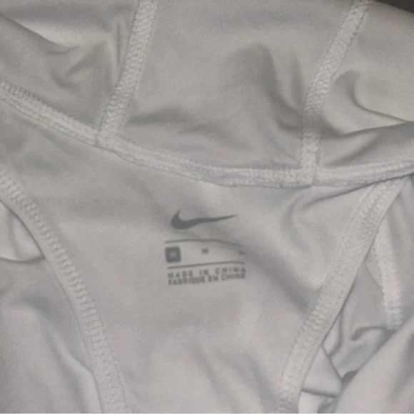 Nike Swim Women's Hooded Dress Cover-Up White Medium Pool Lightweight - Picture 3 of 3